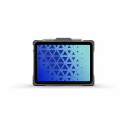 MAXCases Shield Extreme-X2-H 27,7 cm [10.9"] Funda Negro, Gris (Shield Extreme-X2-H with Hand Strap for iPad 10/11th gen [Black Bezel-Gray Case])