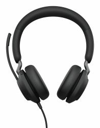 Jabra Evolve2 40 SE Auriculares Alámbrico Diadema Llamadas/Música USB Type-C / USB Type-A Negro (Evolve2 40 SE USB-A MS Stereo - Warranty: 24M)
