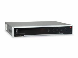 LevelOne NVR-1332 Grabadore de vídeo en red [NVR] Negro, Plata (4-Bay Network Video Recoder, - H265 - Warranty: 12M)
