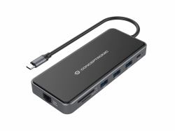 Conceptronic DONN15G base para portátil y replicador de puertos Alámbrico USB 3.2 Gen 1 [3.1 Ge...