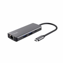 Trust Dalyx USB Tipo C 1000 Mbit/s Plata 