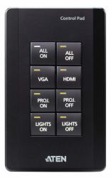 ATEN VK01001-AT sistema de seguridad Negro (ATEN VanCryst VK0100 - Keypad - wired - 10/100 Ethernet - black)