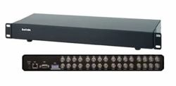Bolide BE-DR-AD300/16 convertidor de señal de vídeo (Bolide AD3016 - Media converter - over Coax - Coax - 16 ports - BNC / BNC - up to 300 m)