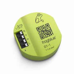 frogDim1-1 - frogDim1-1, Dimming actuator, - Flush-mounted, 2400 MHz, IP20, Green, AC - Warranty: 12M