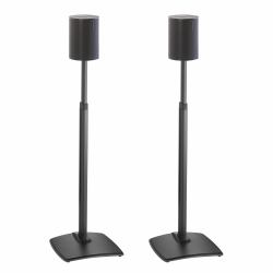 SANUS WSSE1A2-B2 - ADJUSTABLE SPEAKER STAND SONOS ERA 100 - PAIR - BLACK Negro (Sanus WSSE1A2 stativ - for speakers -)