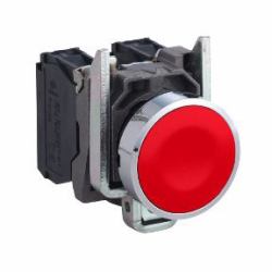 Schneider Electric XB4BA42 accessorio per interruttore elettrico (Push button metal Red)