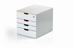 Durable VARICOLOR MIX 4 SAFE Gris Plástico (Durable VARICOLOR MIX SAFE 4 Drawer Unit)