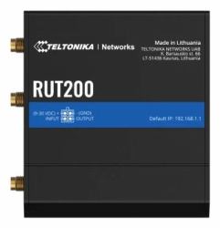 Teltonika RUT200 router wireless Fast Ethernet 4G Nero (Teltonika RUT200 Industrial Mobile LTE Cellular 4G Router - RUT200)