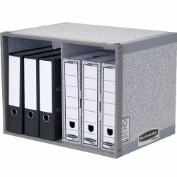 bankers box System Stax File Store - Grey Pack of 5
