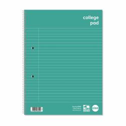 RHINO RCPA4C-6 cuaderno y block A4+ 70 hojas Verde (RHINO A4+ College Pad 70 Leaf F8M [Pack of 40])