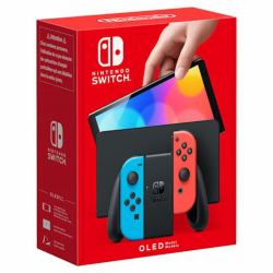 Nintendo Switch OLED videoconsola portátil 17,8 cm [7"] 64 GB Pantalla táctil Wifi Azul, Rojo (Switch Oled - Warranty: 12M)