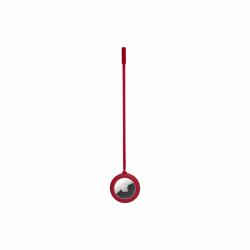 dbramante1928 Greenland Buscador Rojo (dbramante1928 Greenland - Secure holder with strap for anti-loss Bluetooth tag - candy apple red - for Apple AirTag)