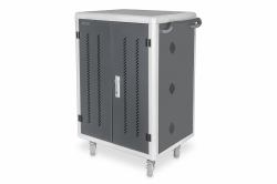 Digitus Armario de carga móvil para notebooks / tabletas hasta 15,6 pulgadas, sincronización de datos, UV-C (CHARGINGTROLLEY UV-C DATA SYNC - 30 CHARGEBASES 3962CM 156 BLK)