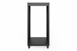 Digitus Bastidor para equipos universal de 19 pulgadas, con ruedas, 21UA (19 RACK MIT CASTORS 21HE BLACK - 1000X507X460MM TAPPED HOLES)