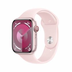 Apple Watch Series 9 45 mm Digital 396 x 484 Pixeles Pantalla táctil 4G Rosa Wifi GPS [satélite] (APPLE WATCH SERIES 9 CELLULAR 45MM PINK AI LIGHT PINK SB M/L)