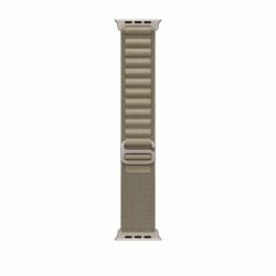 Apple MT5V3ZM/A Accesorios para dispositivos vestibles inteligentes Grupo de rock Oliva Poliéster reciclado, Titanio, Spandex (-APPLE WATCH 49 OLIVE ALP L)