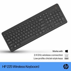 HP Tastiera wireless 225 (225 Wireless Keyboard - Warranty: 12M)