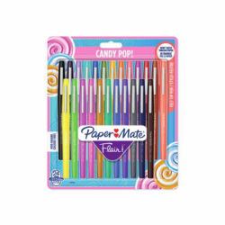 Papermate Flair Candy Pop Medio Bolígrafo de gel con tapa Multicolor 24 pieza[s] (Paper Mate 1985617 Flair Candy Pop Felt pens Pack of 24 Assorted Colours)
