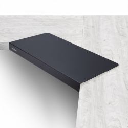 StarTech.com Superficie Manga de Acero para la Esquina de una Mesa o Escritorio de Esquina - 12,7-38,1mm de Grosor - Bandeja Extensora de Esquina de Escritorio o Mesa en L para Teclado (DESK CORNER...