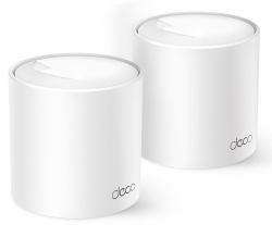 TP-Link Deco X10 Doble banda [2,4 GHz / 5 GHz] Wi-Fi 6 [802.11ax] Blanco 2 Interno (TP-Link Deco X10 V1 - Wi-Fi system - [2 routers] - up to 3,900 sq.ft - mesh 1GbE Dual Band)