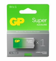 GP Batteries Super Alkaline GP1604A Batería de un solo uso 9V Alcalino (GP Super Alkaline 9V-battery, 1-pack)