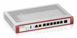 Zyxel USG Flex 100HP firewall [hardware] Desktop 3 Gbit/s (Zyxel ZyWALL USG FLEX 100HP - Firewall - 8 porte - 1GbE - gestito da cloud)