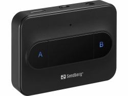 Sandberg 450-13 transmisor de audio inalámbrico 3,5 mm 10 m Negro (BT Link For 2xHeadphone - Bluetooth Link For 2xHeadphone - Warranty: 60M)