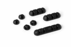 Cavoline Clip Mix Desk Cable - Holder Black - Warranty: 12M