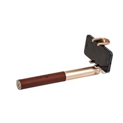 Ultron BT deluxe palo para autofotos Marrón, Oro (Bt Deluxe Selfie Stick Brown, - Gold - Warranty: 12M)