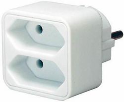 Power Plug Adapter White - Warranty: 12M
