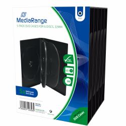 MediaRange BOX35-6 funda para discos ópticos Funda de DVD 6 discos Negro (DVD Leerbox 6eredVD Box 5 - StaÂ¥ck - Warranty: 12M)