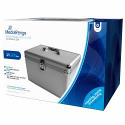 MediaRange BOX75 funda para discos ópticos Maleta rígida 200 discos Plata (MEDIARANGE MEDIA STORAGE CASE FOR 200 DISCS)