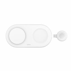 Belkin WIZ022myWH Independiente Plástico Blanco (PRO 3IN1 15W MAGNETICCHARGINGPAD WHT)