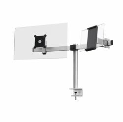 Durable 508723 soporte para monitor 86,4 cm [34"] Escritorio Plata 