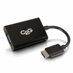 C2G CG41351 pieza de repuesto para equipo audiovisual (Legrand HDMI M to VGA F w/pwr and audio [Lifetime warranty])