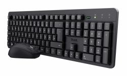Trust TKM-360 teclado Ratón incluido Oficina RF inalámbrico QWERTY Inglés del Reino Unido Negro 
