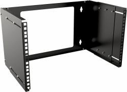 Lanview RAR210BL armario rack 6U Bastidor de pared Negro (19" 6U Adjustable Depth Open - Frame Rack Wall Mount - Black - Warranty: 60M)