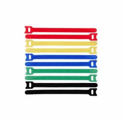 Lanview LVT-CABLESTRAPS1512-10MULTI presilla Bridas adherentes para cables Polipropileno [PP] Multicolor 10 pieza[s] (Cable Tie, Hook and Loop - 150mm x 12mm 10pcs/bag, - Multicolour - Warranty: 60M)