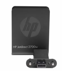 HP Jetdirect Server di stampa wireless USB 2700w (JETDIRECT 2700W,Netzwerkanbindung und Produktivitï¿½t auch von unterwegs durch mobiles Drucken mit HP ePrint. Mit dem HP Jetdirect 2700w Wireles...