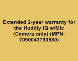 huddly Ext. 2-yr warr. Huddly IQ - w/Mic [Camera only]