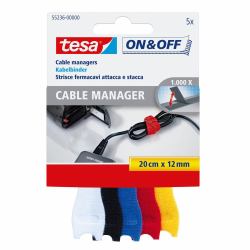 On & Off Cable Tie Black, - Blue, Red, White, Yellow 5 - Pc[S] - Warranty: 12M