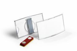 Durable 812319 insignia/pase Placa identificativa Acrílico 25 pieza[s] (Identity Badge/Badge Holder - Acrylic 25 Pc[S] - Warranty: 12M)