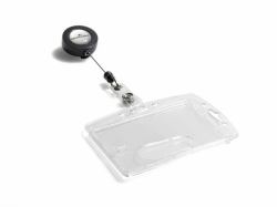Durable 8012 Acrílico 10 pieza[s] (Durable Badge Reel ID Holder Clear [10])