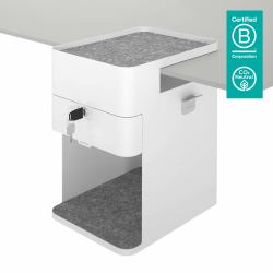 Dataflex Bento 500 organizador para cajón de escritorio Acero Blanco (Dataflex Bento desktop locker - white [None warranty])