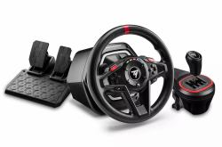 Thrustmaster T128 Shifter Pack Negro Volante + pedales + palanca de cambios Analógico/Digital PC, Xbox One, Xbox One S, Xbox One X (THRUSTMASTER T-128 SHIFTER PACK)