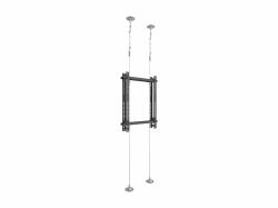 Multibrackets 7055 soporte para pantalla de señalización 165,1 cm [65"] Negro (Multibrackets M Pro Series - Wire 3000 Back to Back)