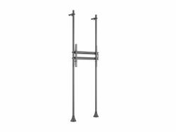 Multibrackets 6015 soporte para pantalla de señalización 2,54 m [100"] Negro (Multibrackets M Floor to Wall Mount Pro MBFW2P1UHD)