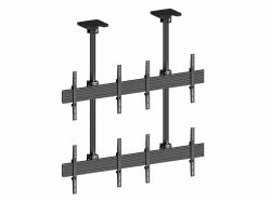 Multibrackets 3552 soporte para pantalla de señalización 165,1 cm [65"] Negro (Multibrackets M Ceiling Mount Pro MBC2X2U)