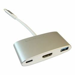 LC-Power LC-HUB-C-MULTI-4 replicatore di porte e docking station per laptop USB 3.2 Gen 1 [3.1 Ge...