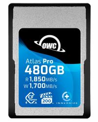 OWC OWCCFXA4P00480 memoria flash 480 GB CFexpress tipo A (480GB Atlas Pro CFexpress Type A Card)